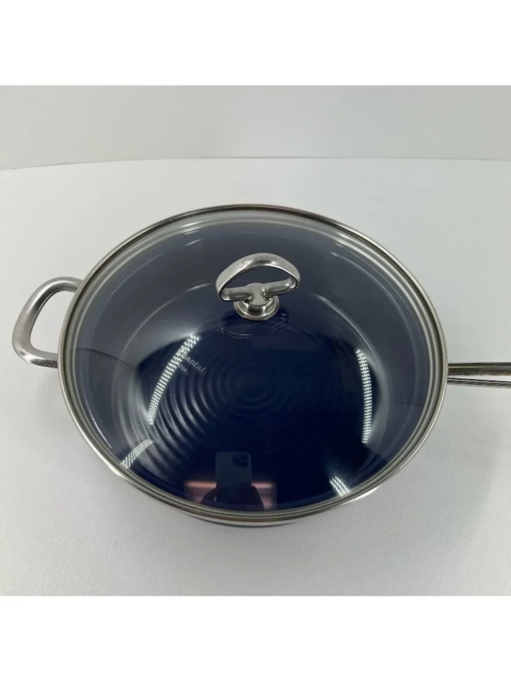 Chantal Enamel Steel Saute Pan 9.5